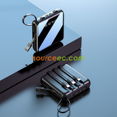 Customization 10000mAh Power Bank with In-Built Type C / Micro / Lightning Corporate Gifts