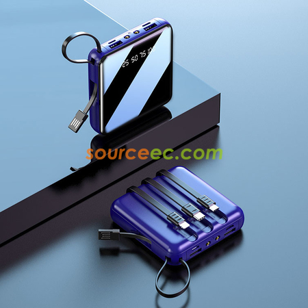 Customization 10000mAh Power Bank with In-Built Type C / Micro / Lightning Corporate Gifts