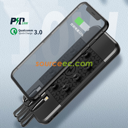 Customization Suction Power Bank with In-Built Type C / Micro Corporate Gifts