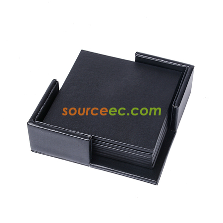 Customization Leather Suit Coaster Corporate Gifts