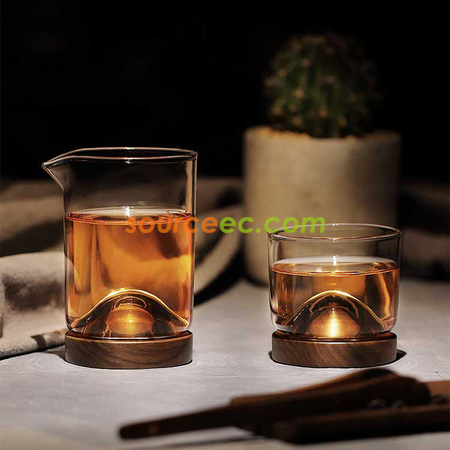 Customization Japanese Style Glass Tea Cup Corporate Gifts