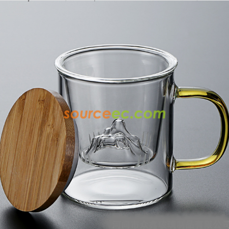 Customization Double-Layer Glass With Lid Corporate Gifts