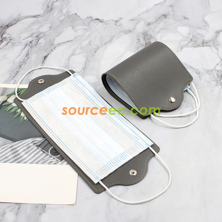 Customization PU Folding Mask Storage Clip Corporate Gifts
