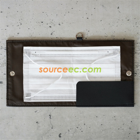 Customization PU Folding Mask Storage Clip Corporate Gifts