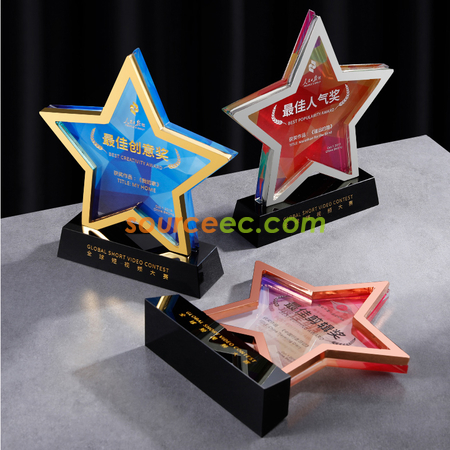 Customization Colorful Star Crystal Constellation Corporate Gifts