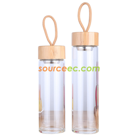 Bamboo Covered Glass