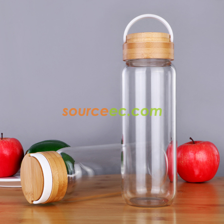 Customization Bamboo Covered Glass Corporate Gifts