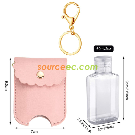 Customization Hand Sanitizer Leather Case Corporate Gifts