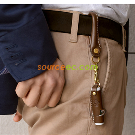 Customization Hand Sanitizer Leather Case Corporate Gifts