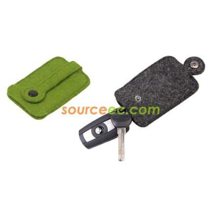 Felt Keychain Bag