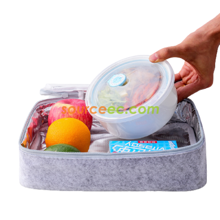Customization Felt Portable Insulation Bag Corporate Gifts