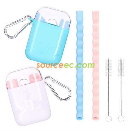 Folding Silica Straw