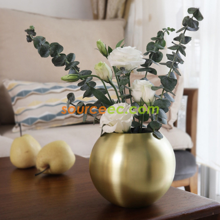 Customization Creative Metal Vase Corporate Gifts