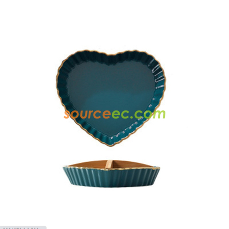 Customization Creative Heart-Shaped Snack Tray Corporate Gifts