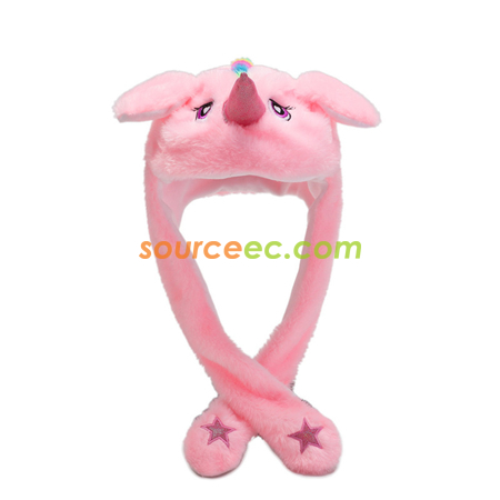 Customization Plush Animal Ear Hat Corporate Gifts