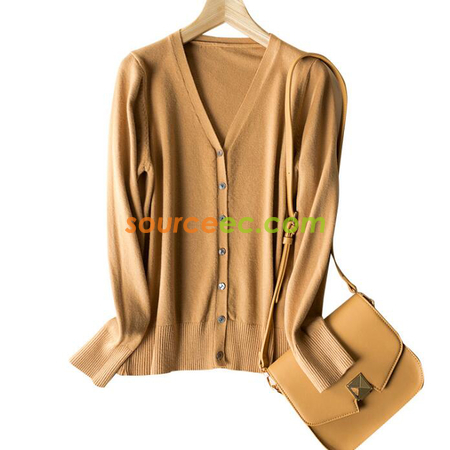 Customization Sweater Knitted V-Neck Jacket (Team Wear) Corporate Gifts