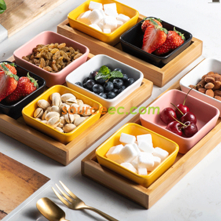 Customization Square Snack Plate Corporate Gifts