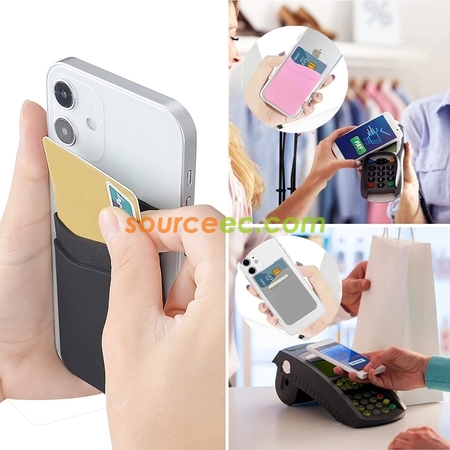 Customization Double Layer Silicone Phone Card Holder Corporate Gifts