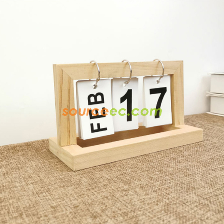 Customization Wooden Calendar Corporate Gifts