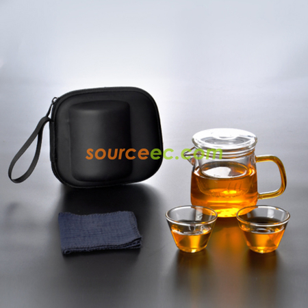 Portable Glass Tea Set