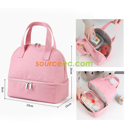 Customization Double-layer Velcro Insulation Bag Corporate Gifts