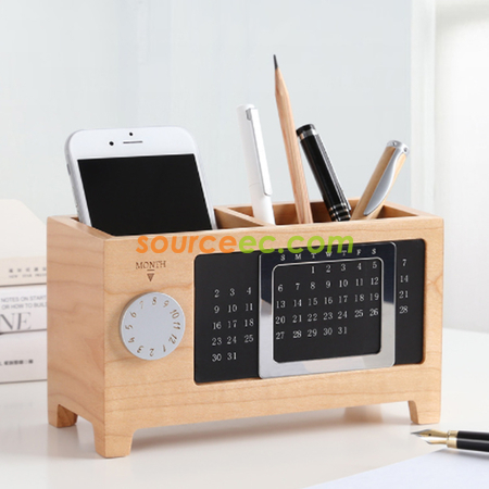 Pen Holder With Calendar