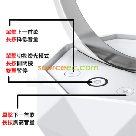 Customization night light bluetooth speaker Corporate Gifts