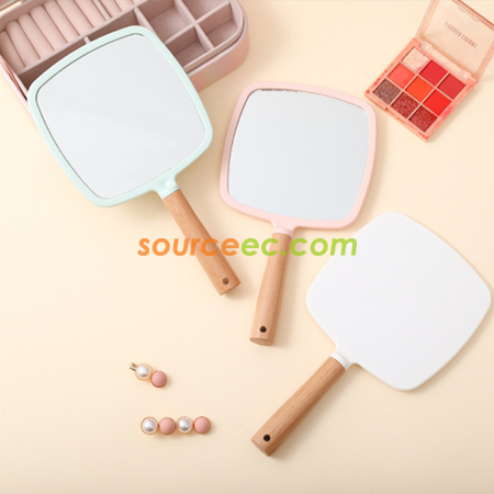 Customization Wooden Makeup Mirror Corporate Gifts