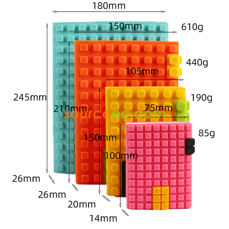 Customization Notebook with Block Silicone Cover Corporate Gifts