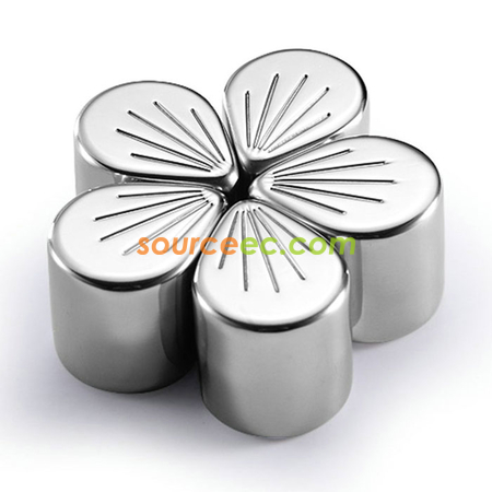 Customization Petal-shaped Stainless Ice Cube Corporate Gifts