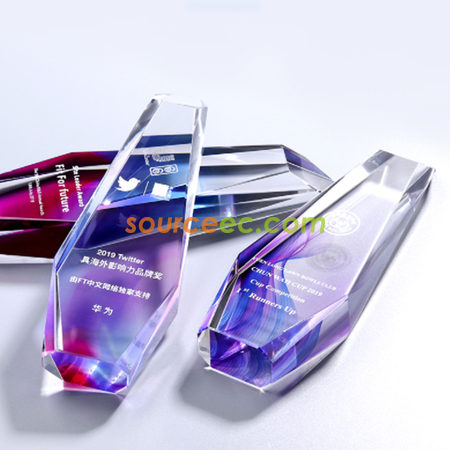 Customization Crystal Trophy Corporate Gifts