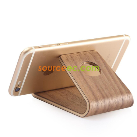 Customization Solid Wood Creative Mobile Phone/Tablet Stand Corporate Gifts
