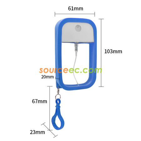 Customization Silicone Case with Spray Bottle Corporate Gifts