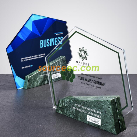 Customization Marble Crystal Trophy Corporate Gifts