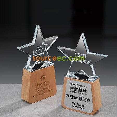 Customization Crystal Trophy Corporate Gifts