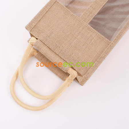 Customization White Rattan Jute Handbag Corporate Gifts