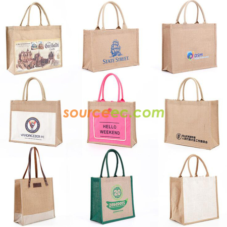 Customization White Rattan Jute Handbag Corporate Gifts