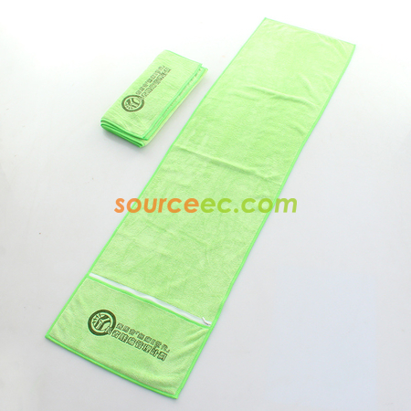 Customization Gym Towel with Zipper Pocket Corporate Gifts