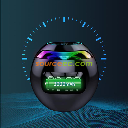 Customization Round Colorful Clock Bluetooth Speaker Corporate Gifts