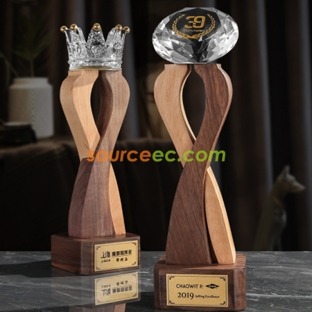 Customization Wooden Trophy Corporate Gifts
