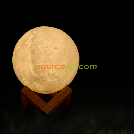 Customization 3D Moon Lamp With Humidifier Corporate Gifts