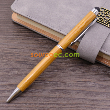 Customization Touch Screen Bamboo Ballpoint Pen Corporate Gifts