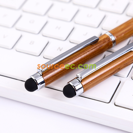 Customization Touch Screen Bamboo Ballpoint Pen Corporate Gifts