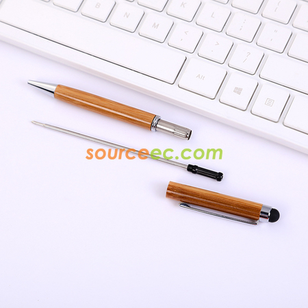 Customization Touch Screen Bamboo Ballpoint Pen Corporate Gifts