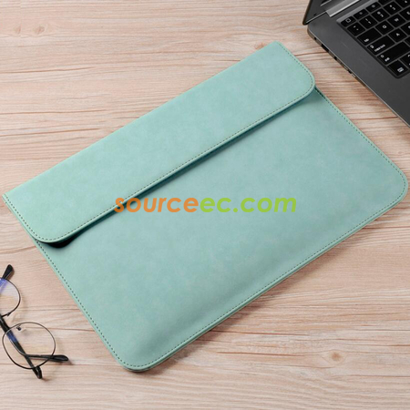 Customization Frosted Ultra-Thin Faux Leather Laptop Bag Corporate Gifts