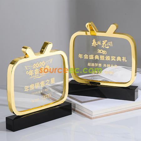 Customization Metal Crystal Trophy Corporate Gifts
