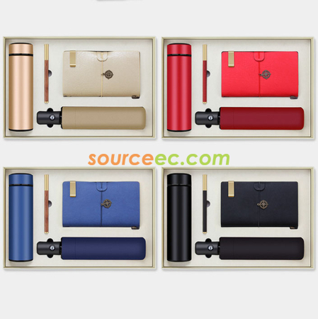 Customization Umbrella And Thermal Cup Gift Set Corporate Gifts