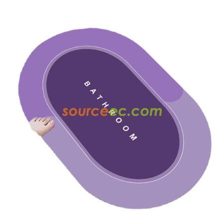 Diatomaceous Earth Absorbent Fast Drying Bath Mat