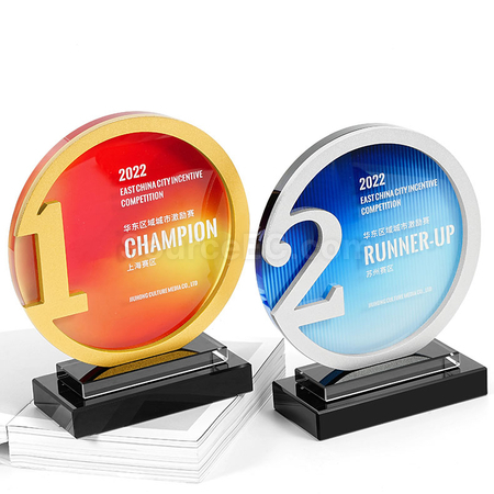 Customization Metal Crystal Trophy Corporate Gifts