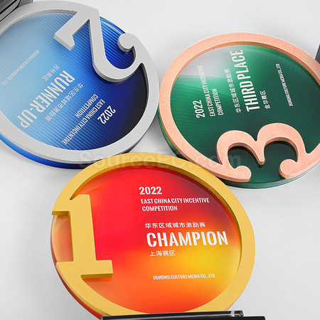 Customization Metal Crystal Trophy Corporate Gifts